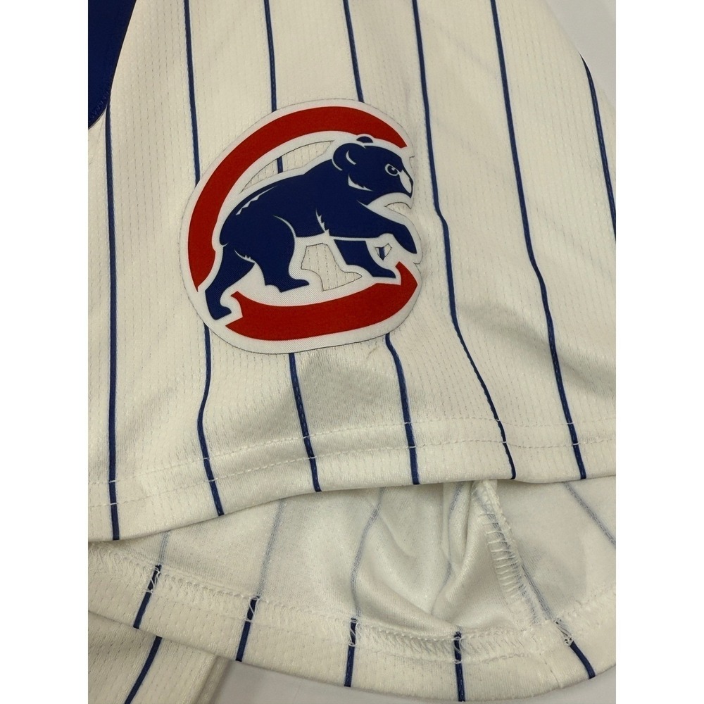 Nike Chicago Cubs Cody Bellinger 24 Home Jersey Mens XL White Pinstripe MLB - Picture 13 of 16